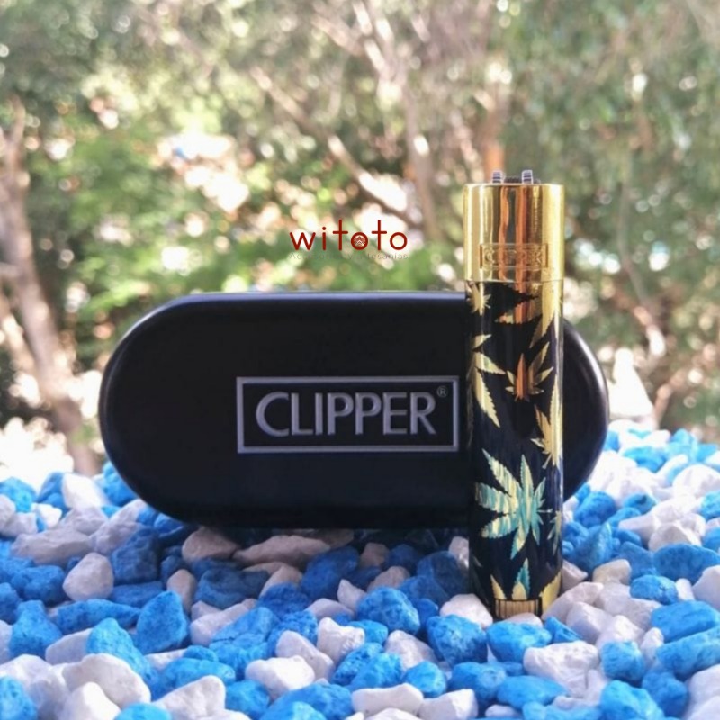 CLIPPER METALICO LEAVES GOLD 2